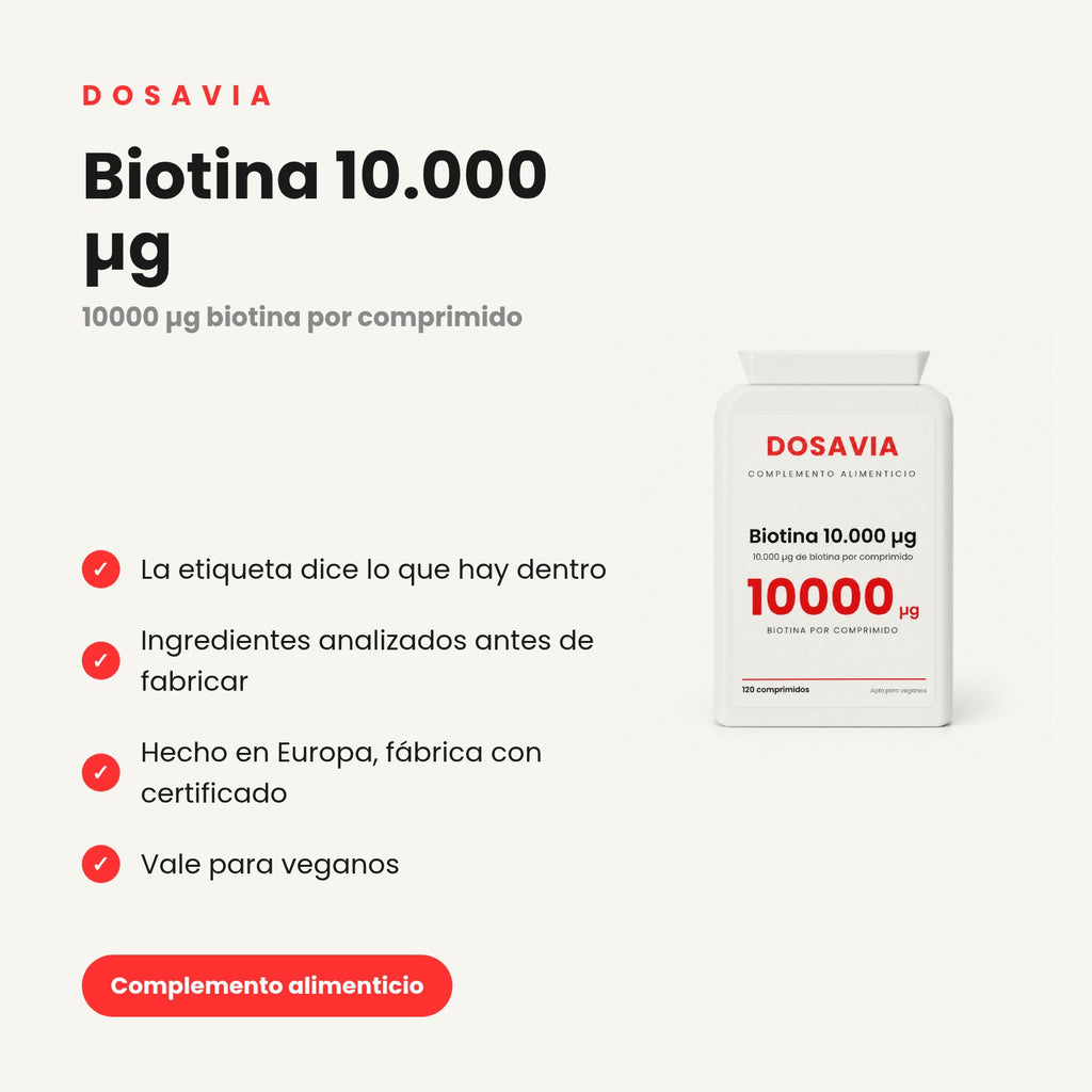 Biotina 10.000 µg