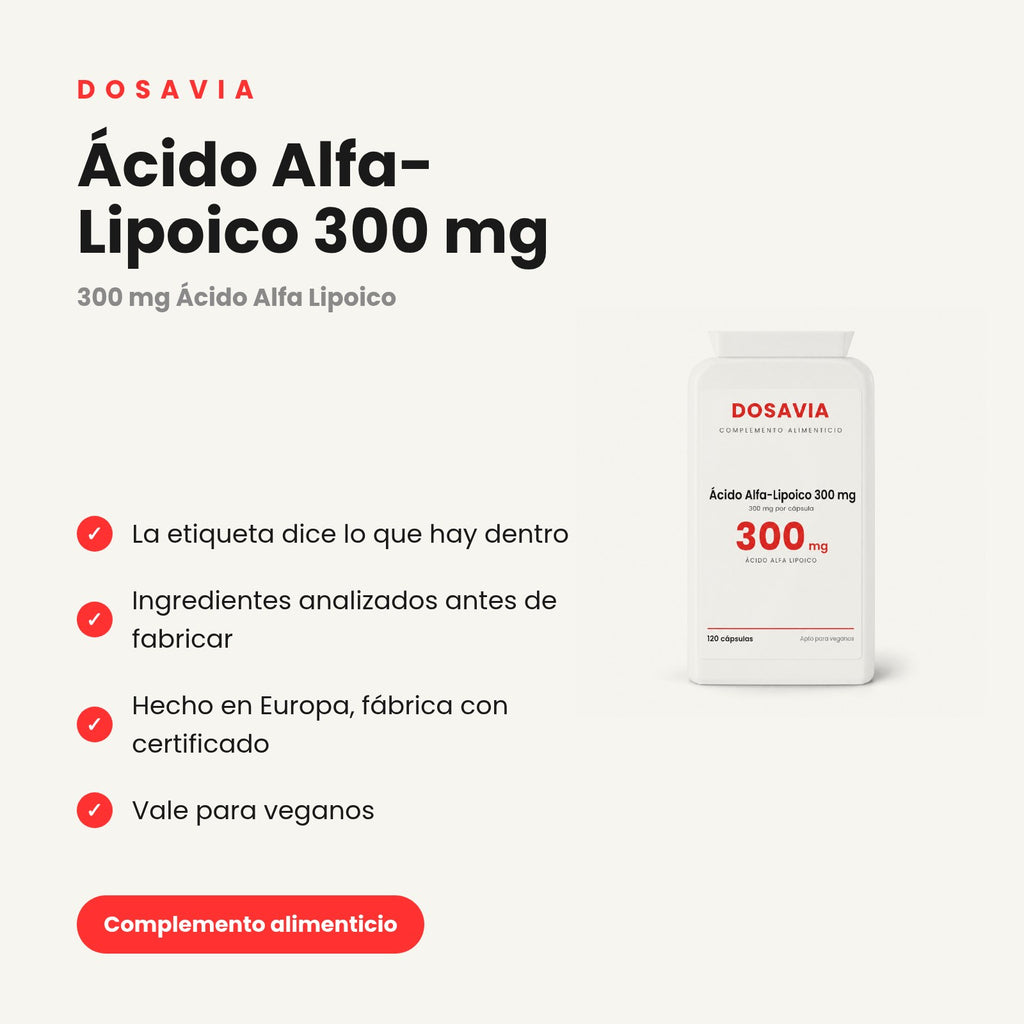 Ácido Alfa-Lipoico 300 mg