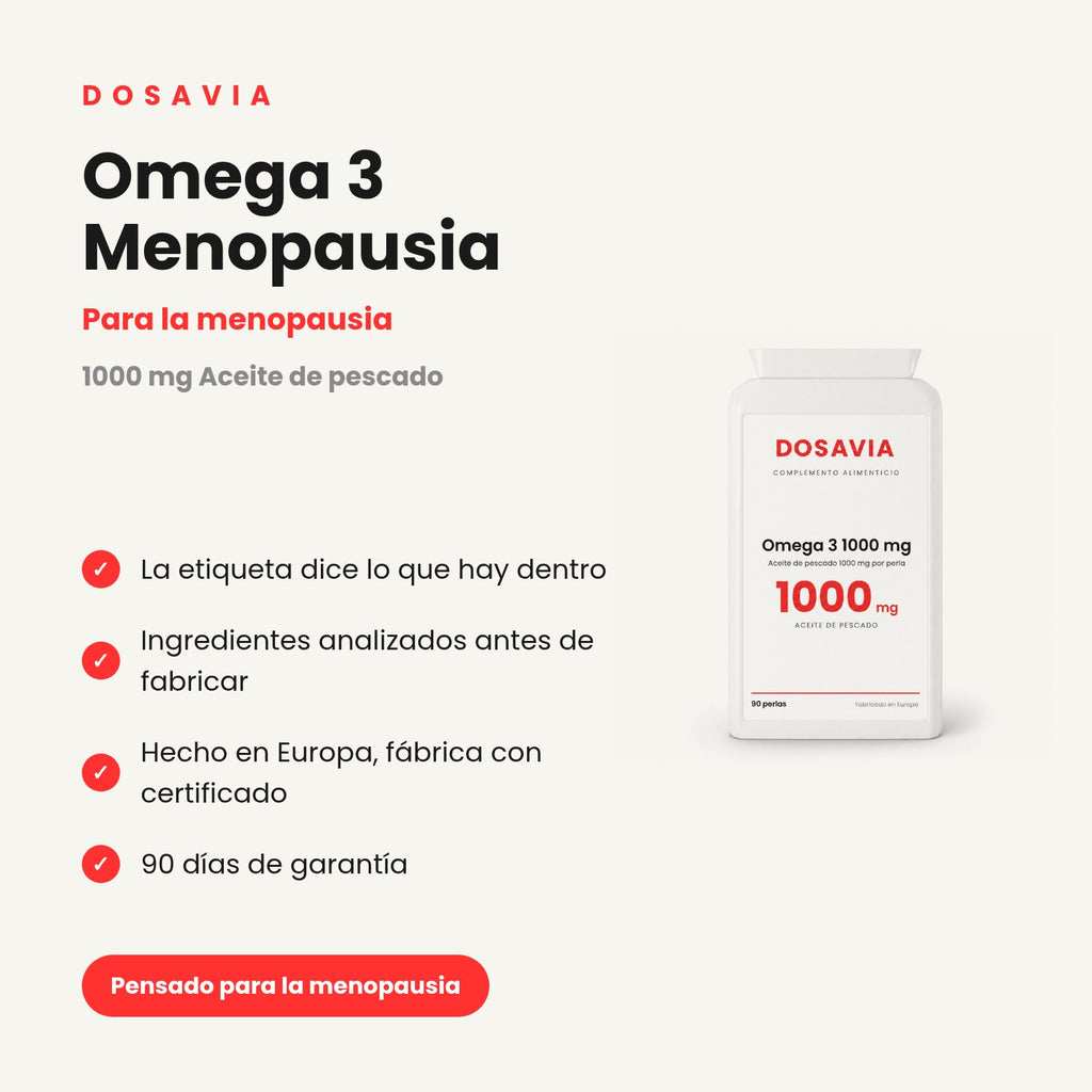 Omega 3 Menopausia | 1000 mg