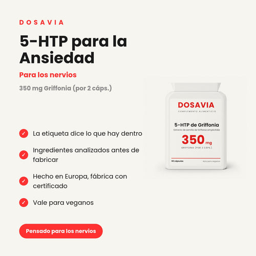 5-HTP para la Ansiedad | 5-HTP de Griffonia