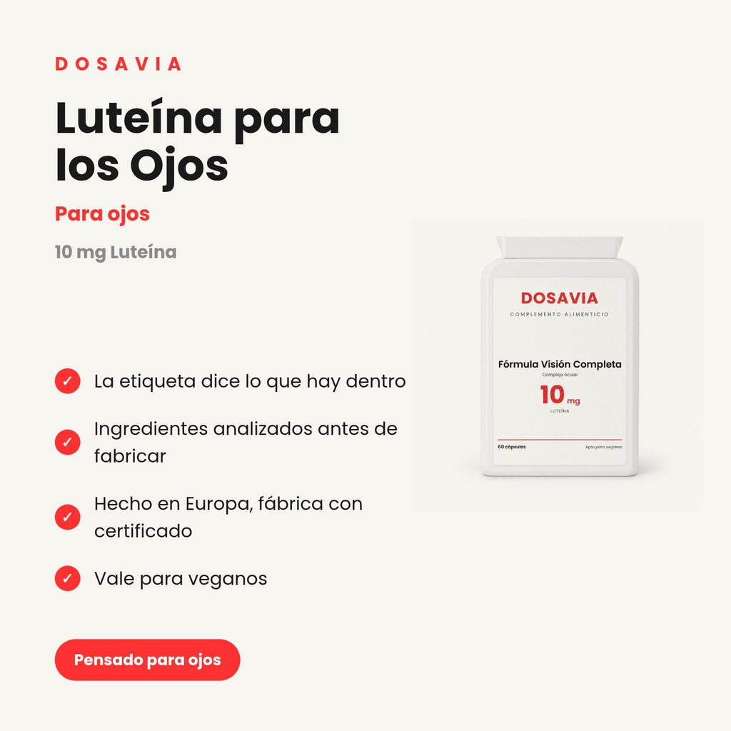 Luteína para los Ojos | Fórmula Visión Completa
