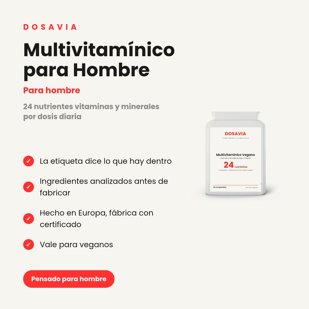 Multivitamínico para Hombre | Vegano