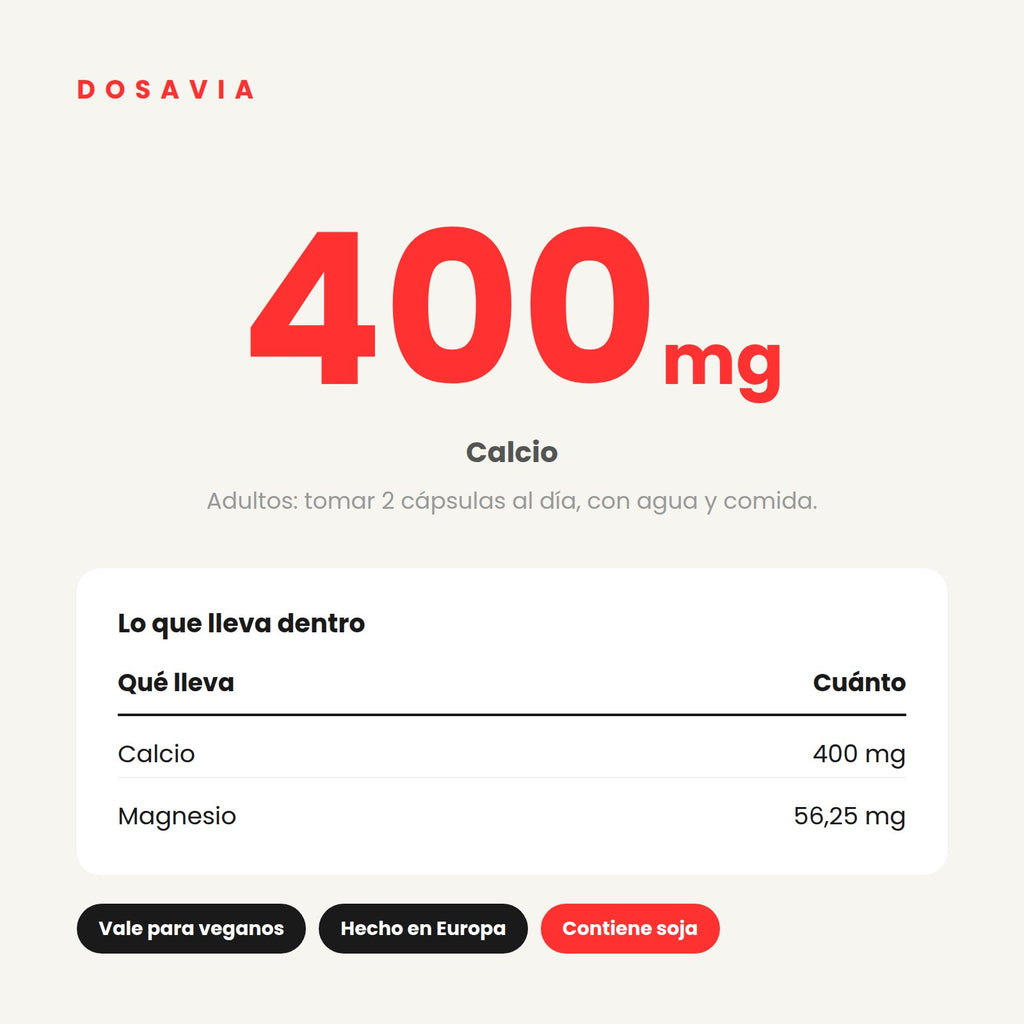 Isoflavonas de Soja Perimenopausia | Complejo Menopausia (Isoflavonas + Calcio) · 60 cápsulas