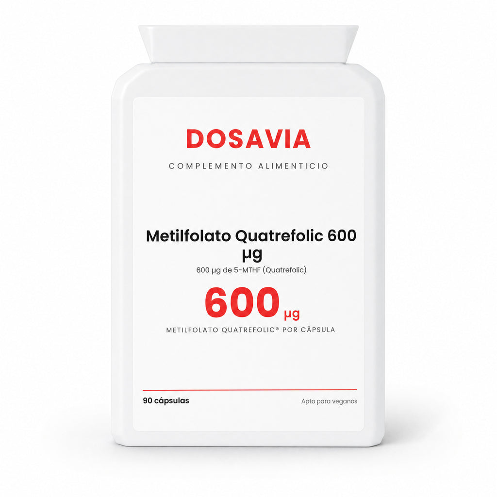Ácido Folico Antes del Embarazo | Metilfolato Quatrefolic 600 µg