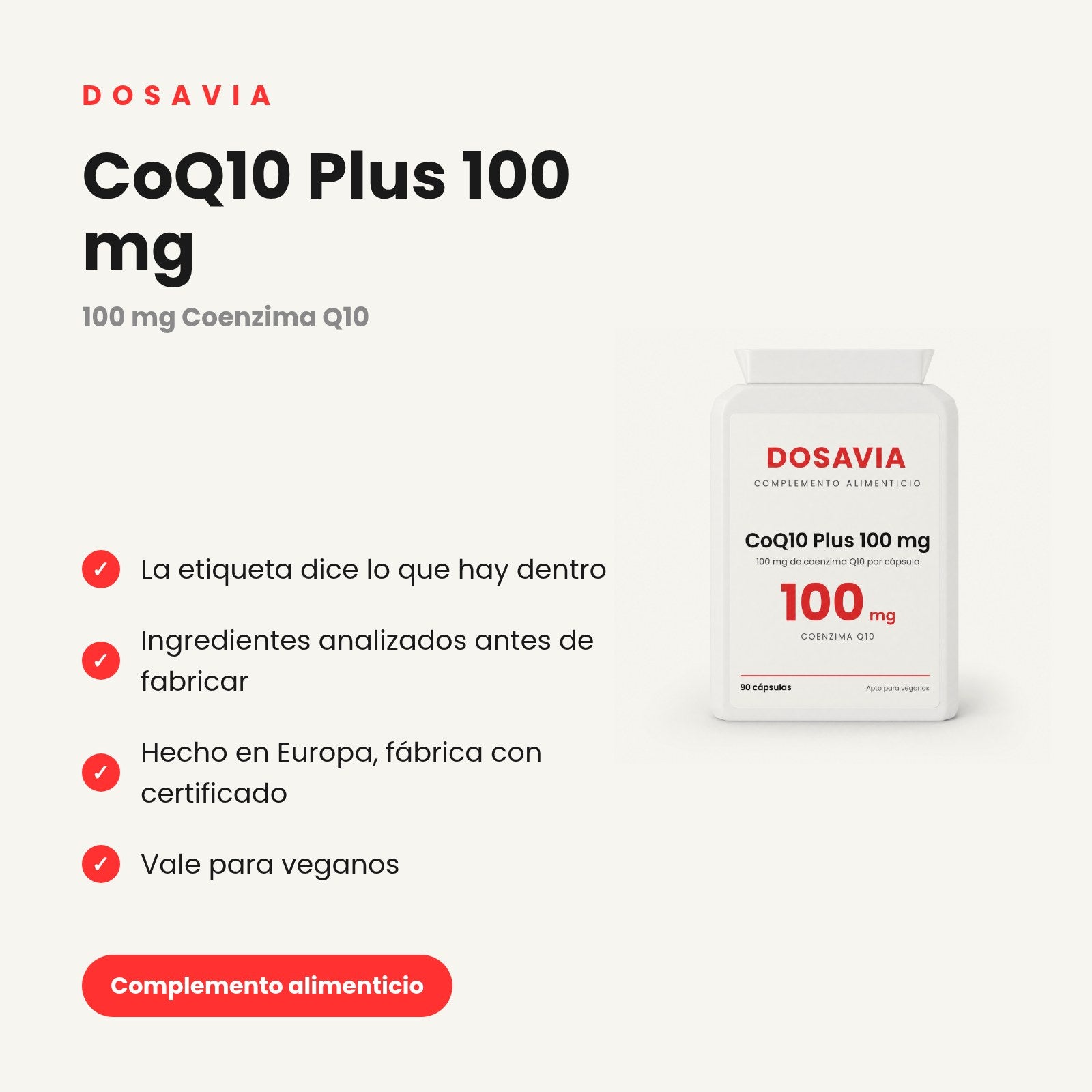 CoQ10 Plus 100 mg