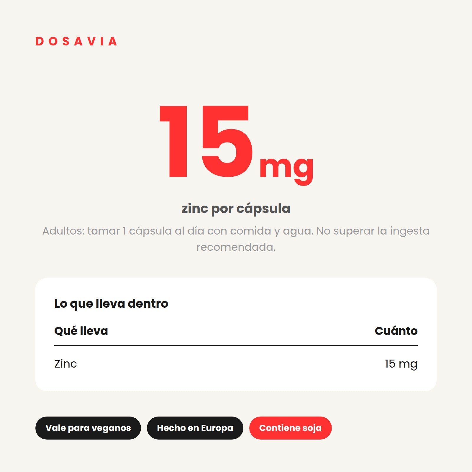 Zinc Citrato 15 mg · 120 cápsulas
