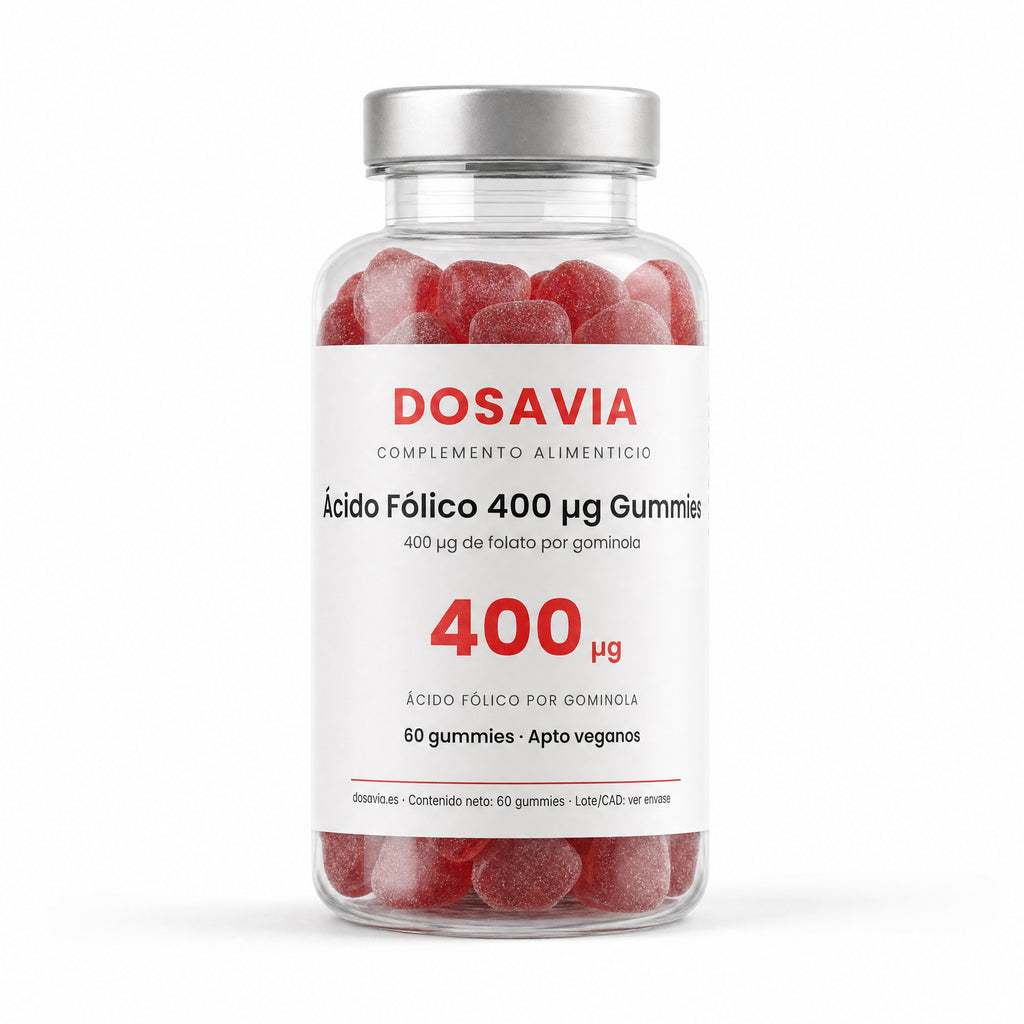 Ácido Folico para la Caida del Cabello | 400 µg Gummies