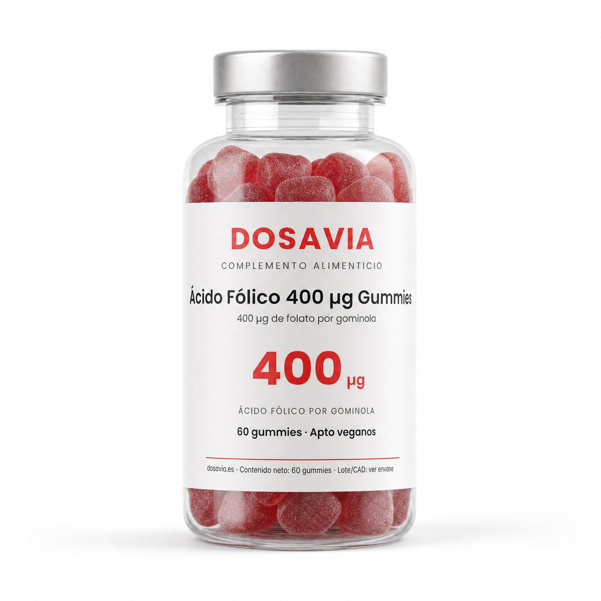 Ácido Folico para la Caida del Cabello | 400 µg Gummies