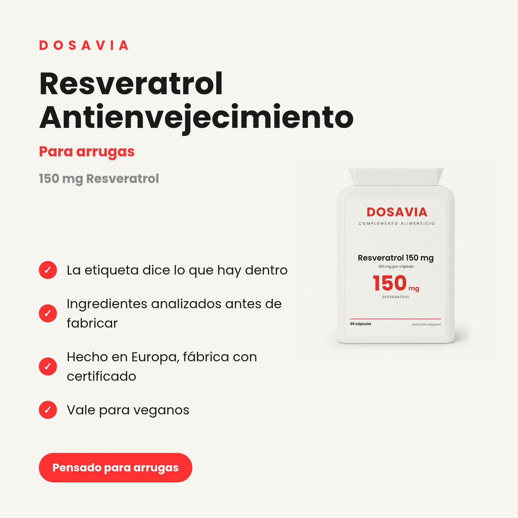 Resveratrol Antienvejecimiento | 150 mg