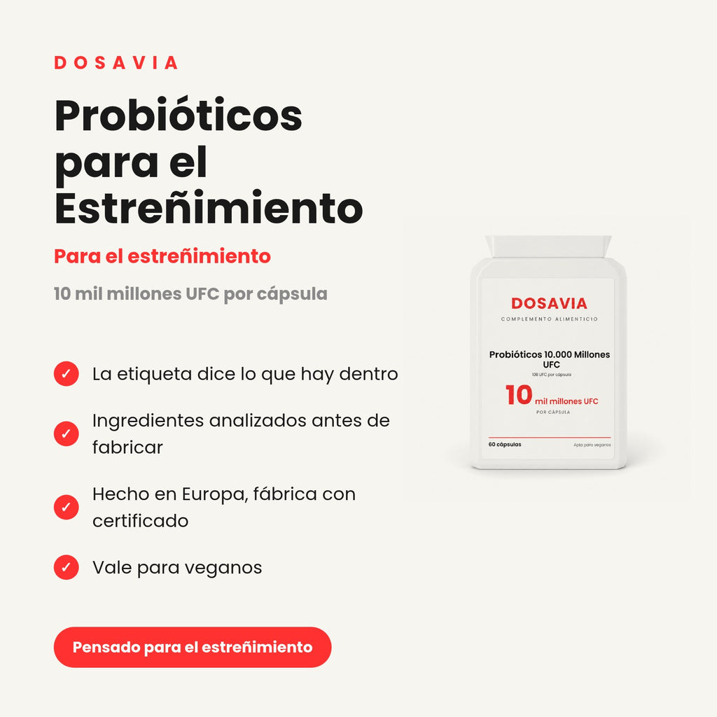 Probióticos para el Estreñimiento | 10.000 Millones UFC