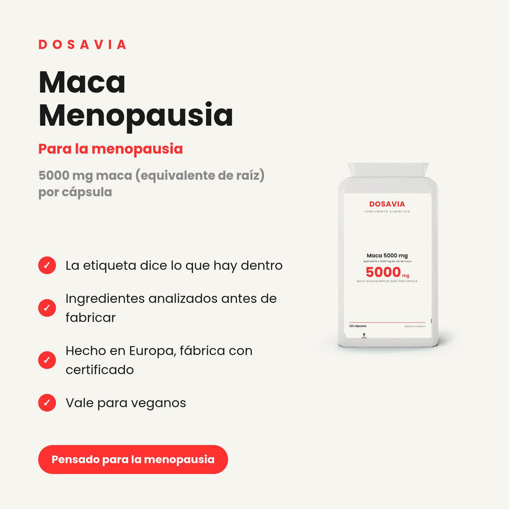 Maca Menopausia | 5000 mg