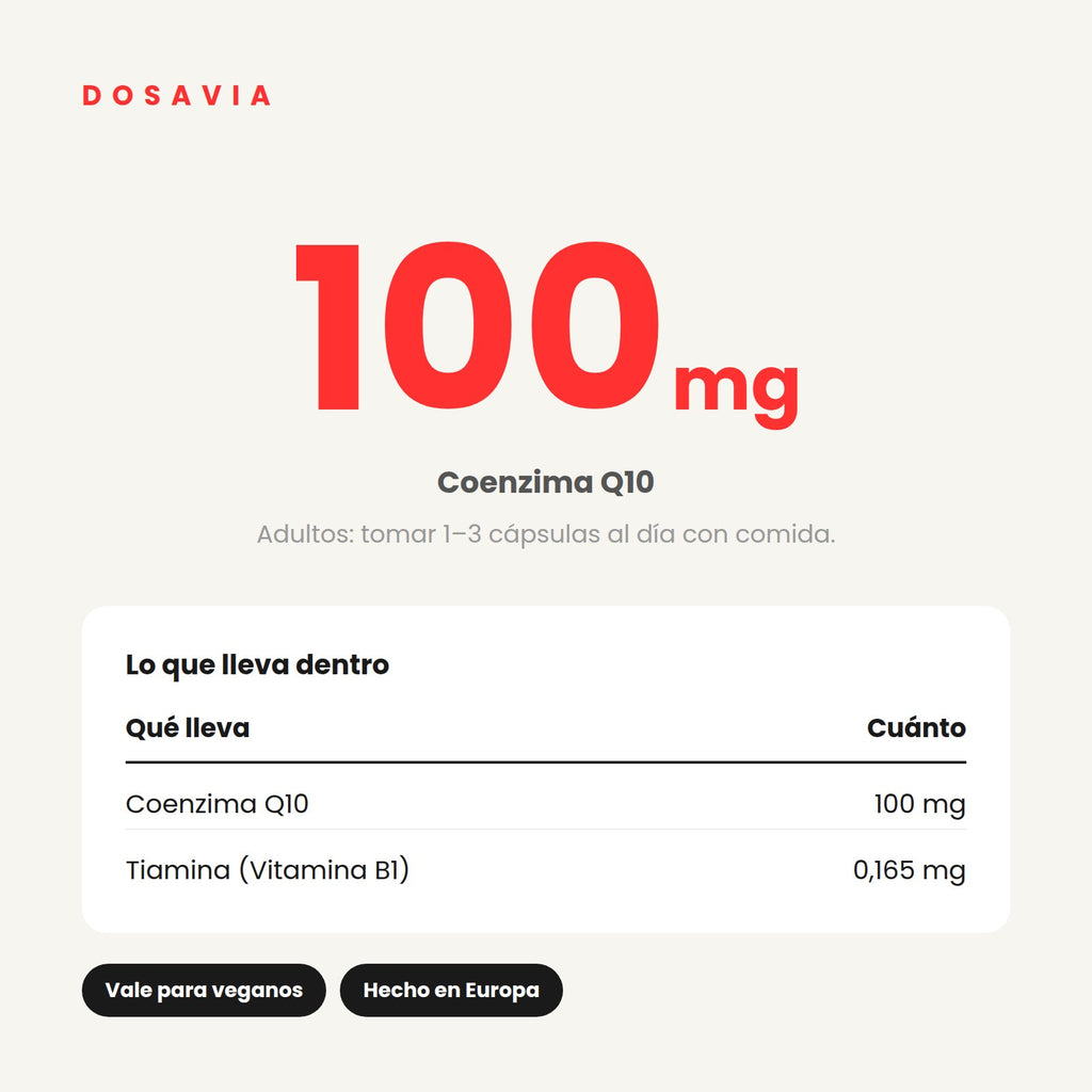 CoQ10 Plus 100 mg · 90 cápsulas