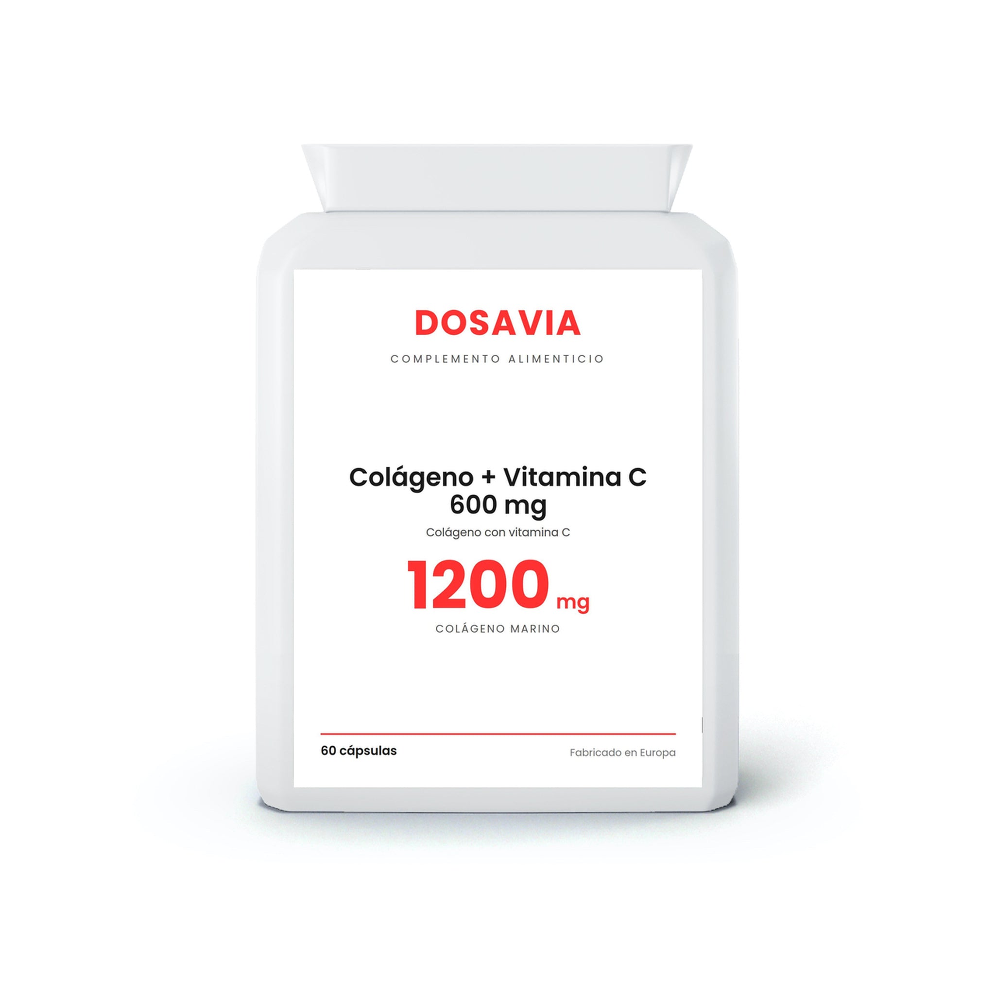 Colágeno para la Caida del Cabello | Vitamina C 600 mg