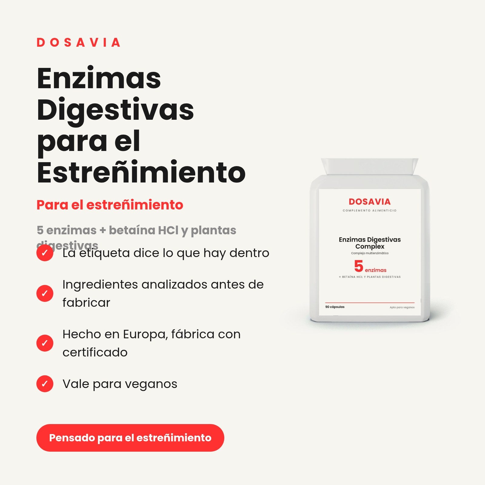 Enzimas Digestivas para el Estreñimiento | Complex