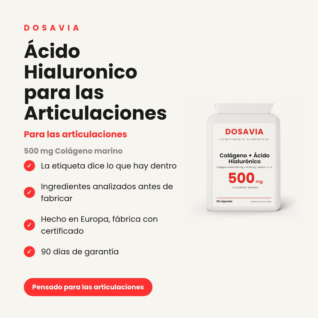 Ácido Hialuronico para las Articulaciones | Colágeno