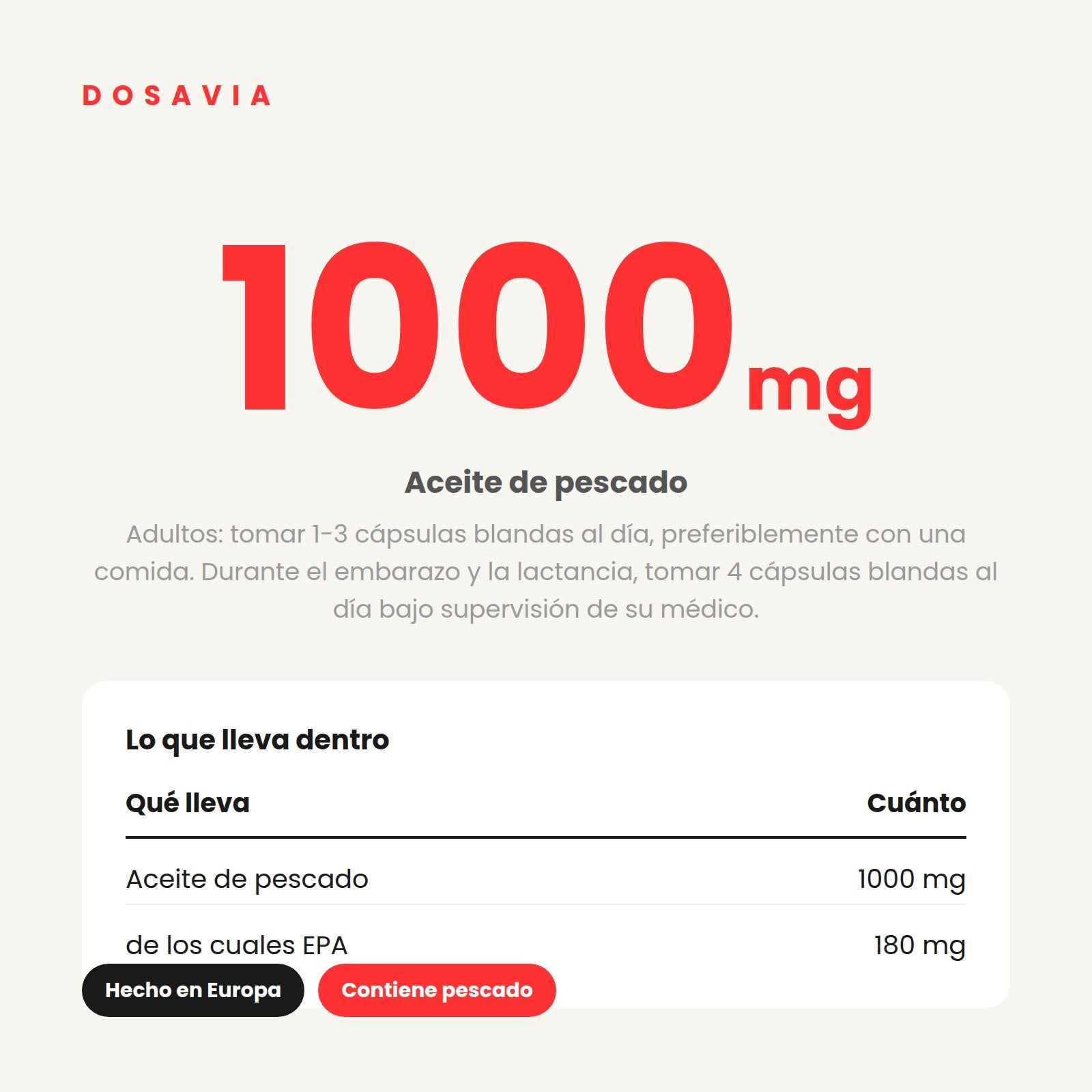 Omega 3 para la Ansiedad | 1000 mg · 90 perlas
