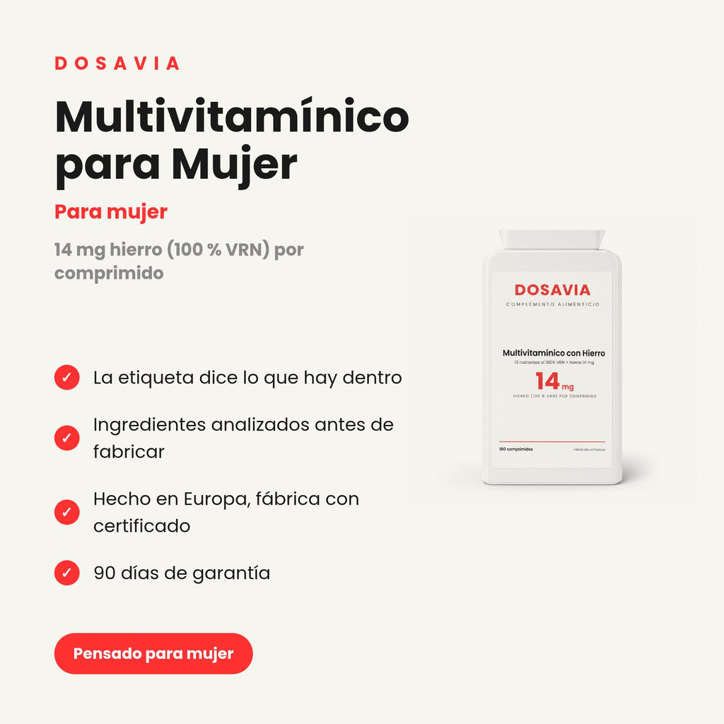Multivitamínico para Mujer | con Hierro