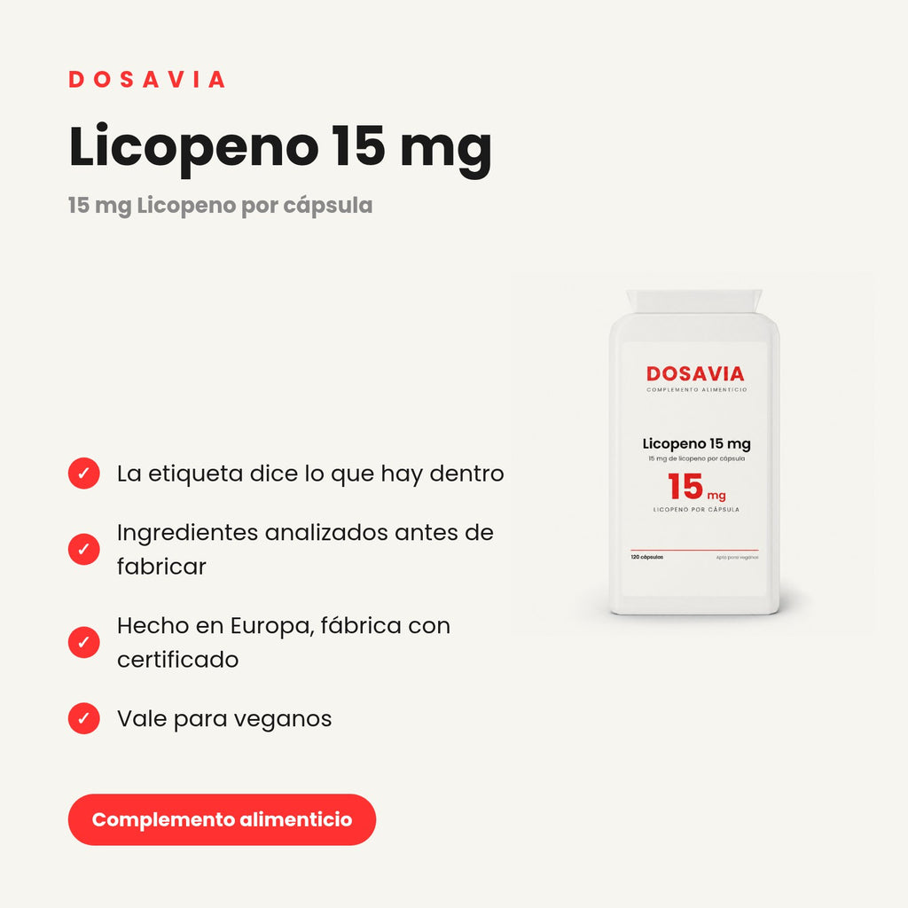 Licopeno 15 mg