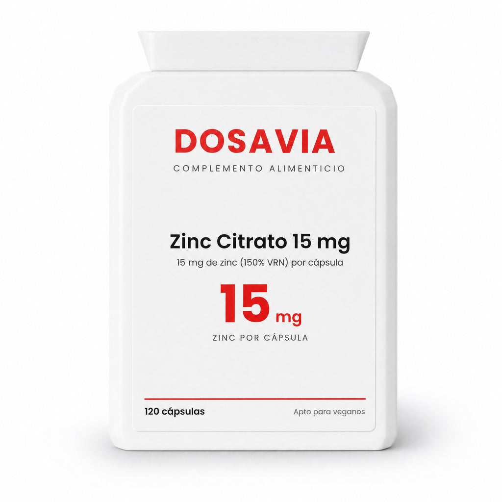 Zinc Citrato 15 mg