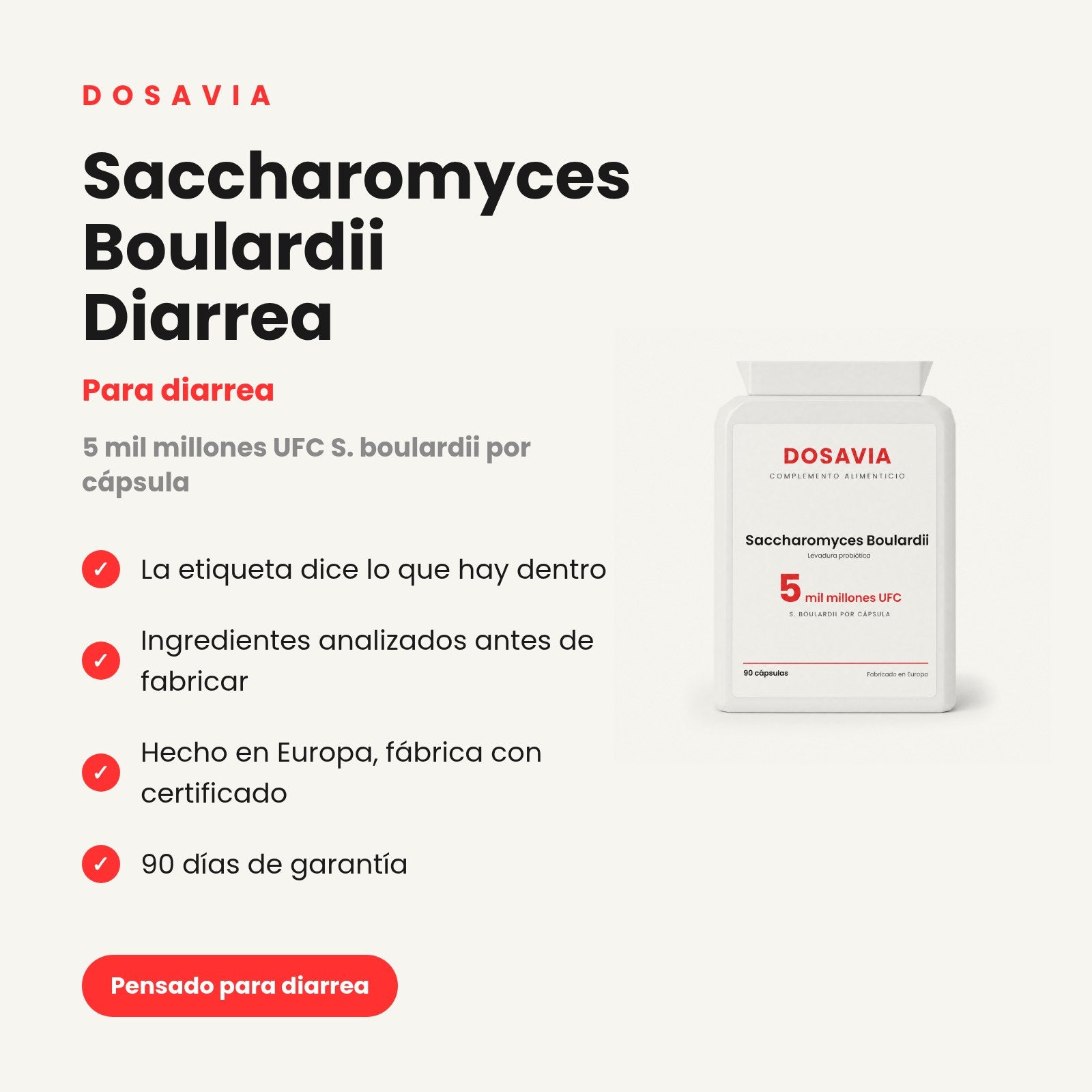 Saccharomyces Boulardii Diarrea